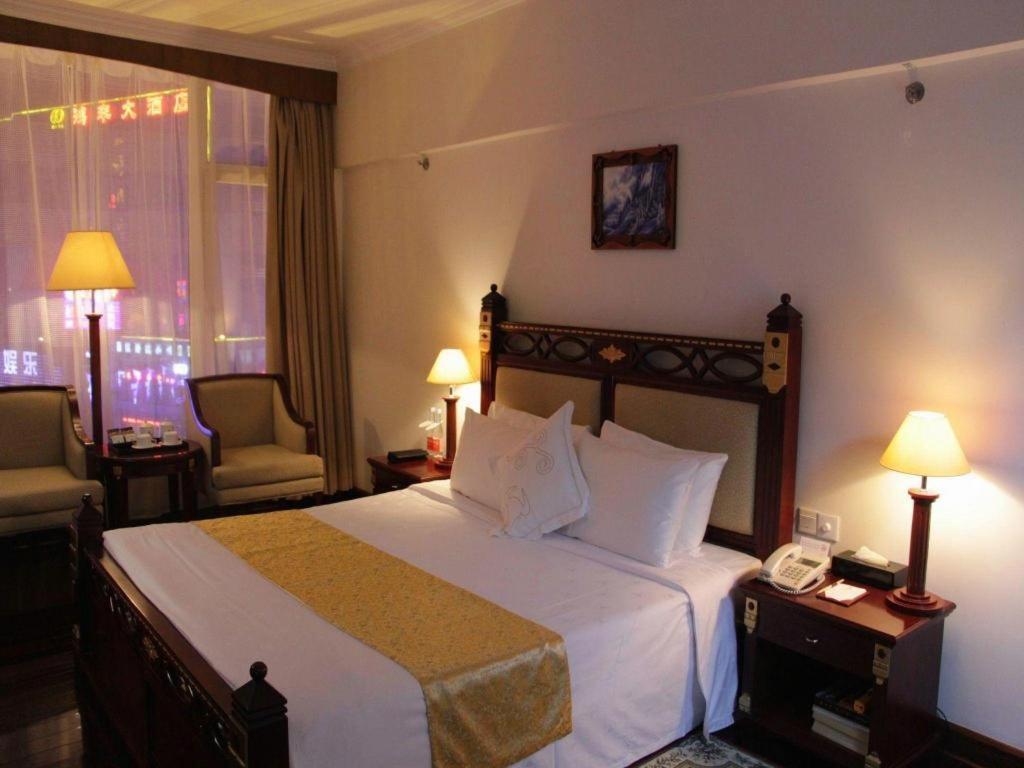 Golden Lustre Hotel Shenzhen Exterior foto